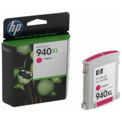 hp 940XL High Yield Ink Cartridge, Magenta Single Pack, C4908AE hp 940XL High Yield Ink Cartridge, Magenta Single Pack, C4908AE
